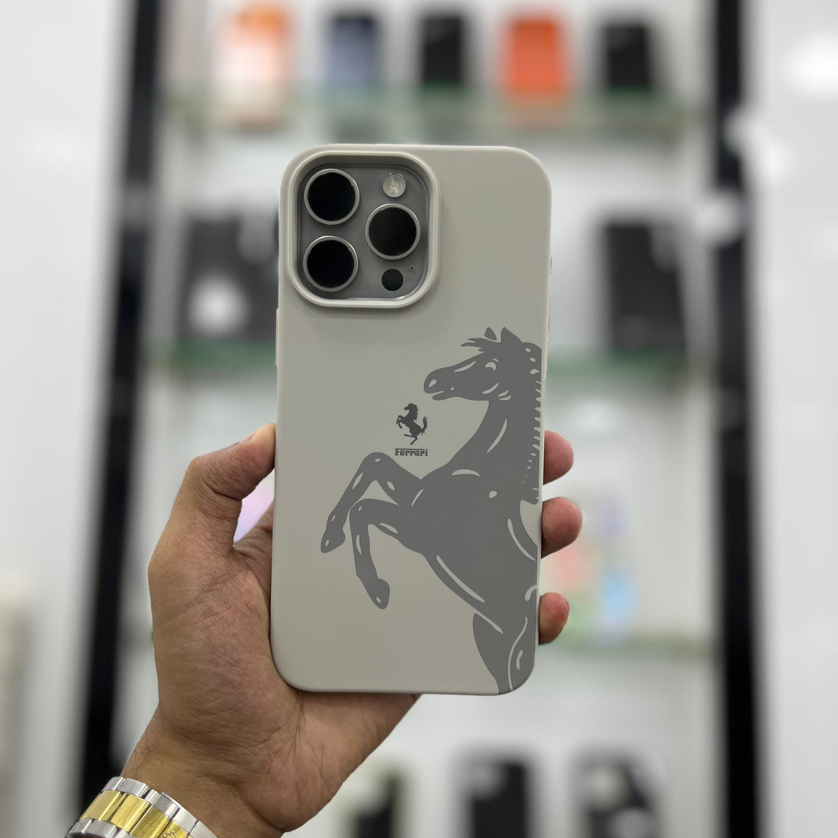 Premium Ferrari Horse Luxe Case