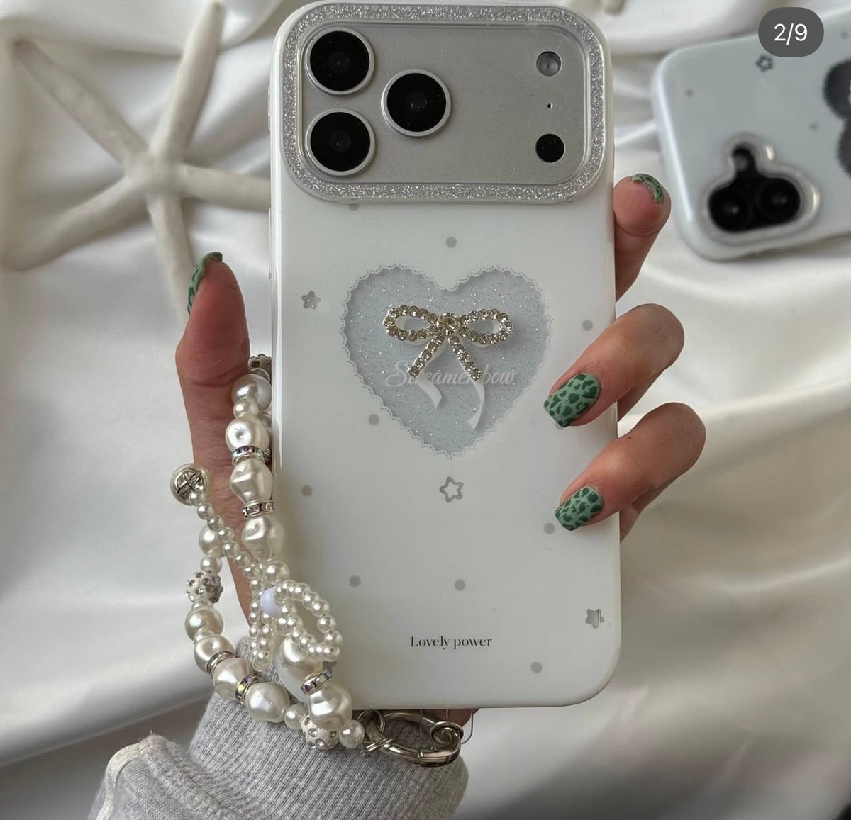 Bow Heart Koreon Case 🎀