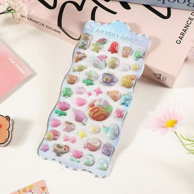 3D Cute Puff Stickers