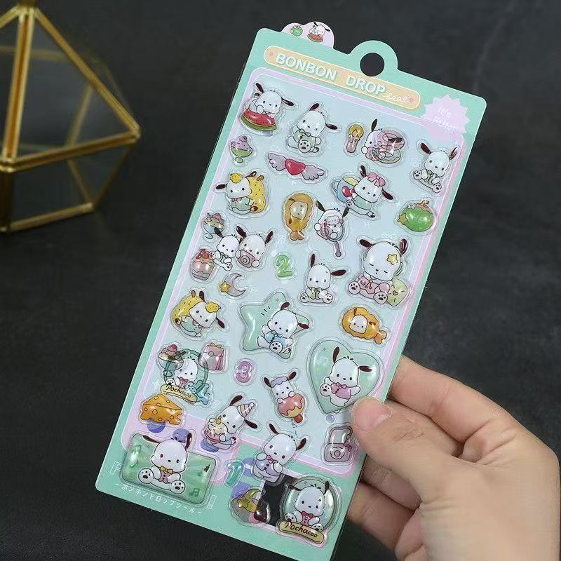 3D Cute Puff Stickers