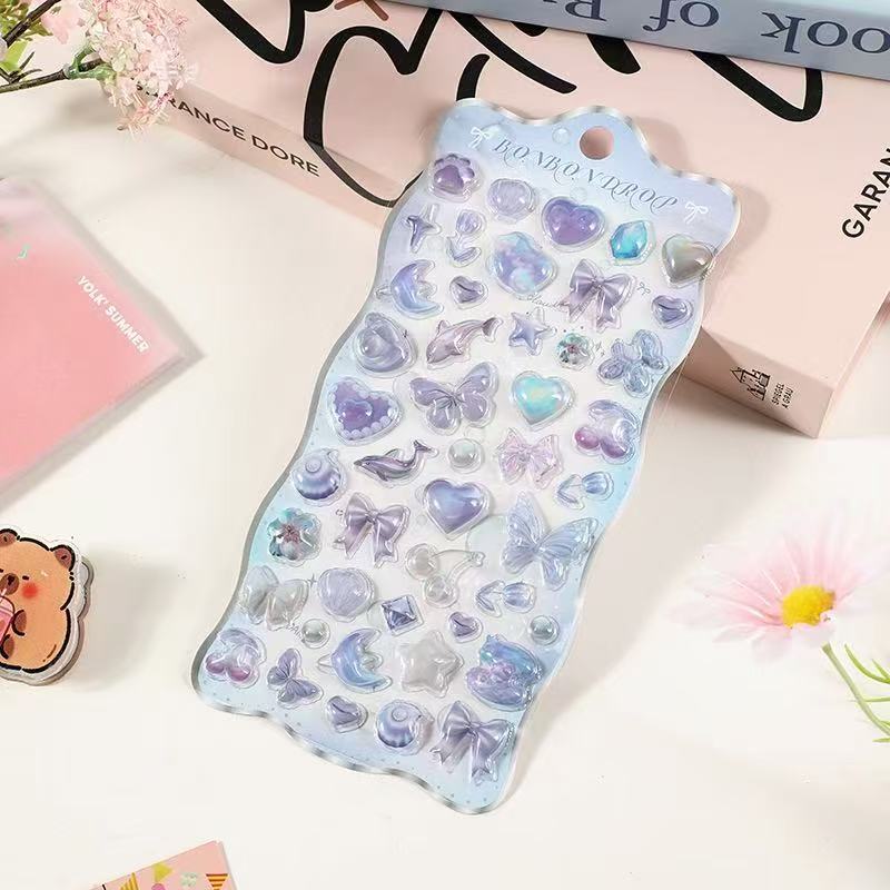 3D Cute Puff Stickers