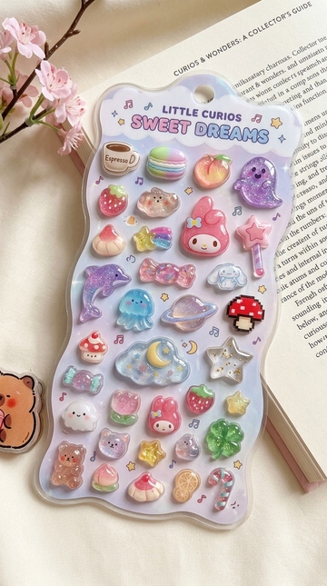 3D Cute Puff Stickers