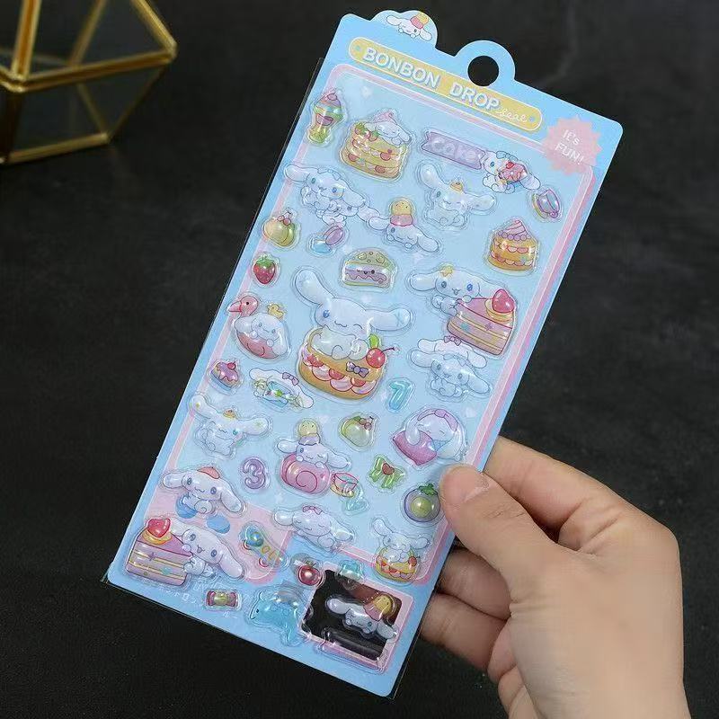 3D Cute Puff Stickers