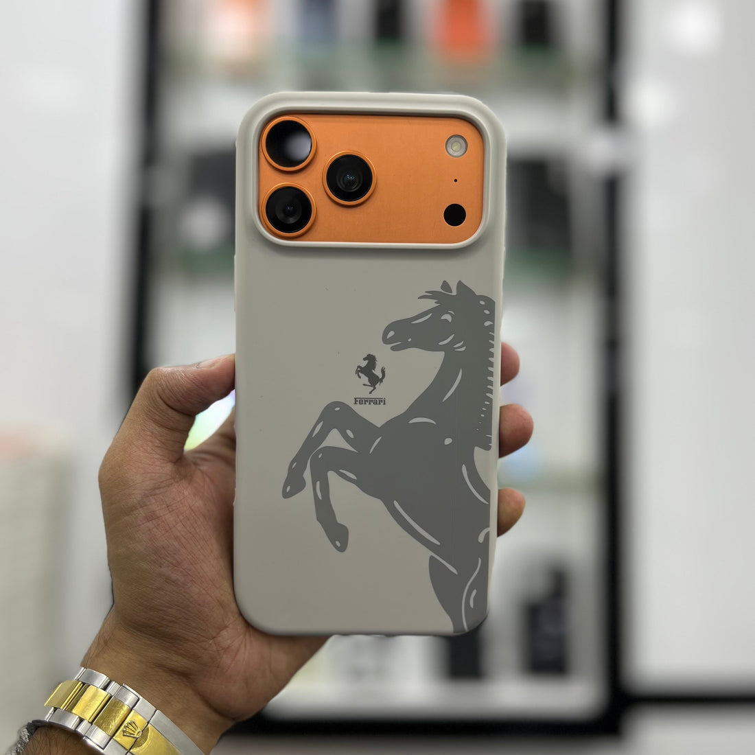 Premium Ferrari Horse Luxe Case