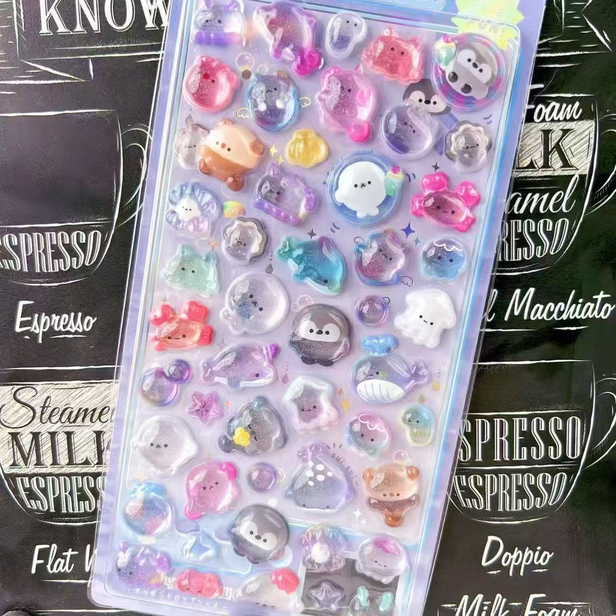 3D Cute Puff Stickers