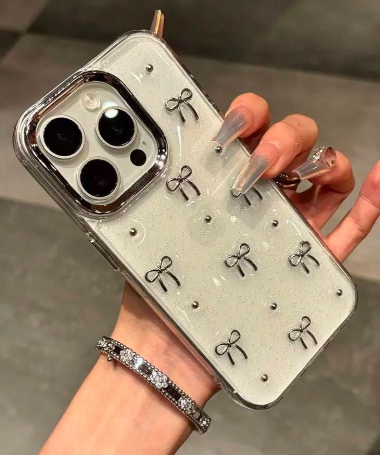New Koreon Transparent Shimmery Case! 🎀✨