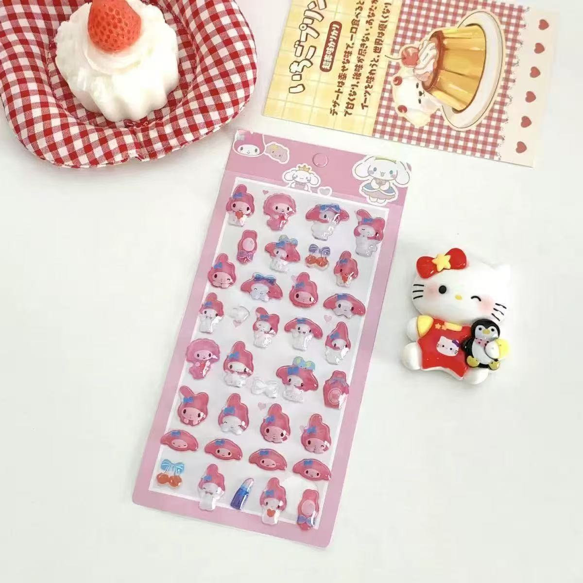 3D Cute Puff Stickers