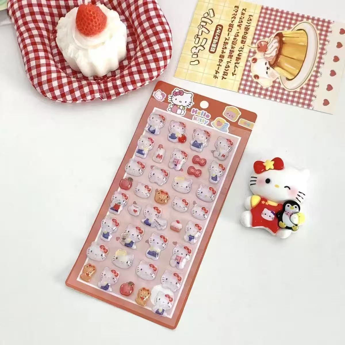 3D Cute Puff Stickers