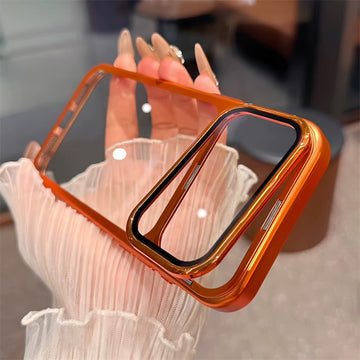 New Lens Glass Stand Clear Case