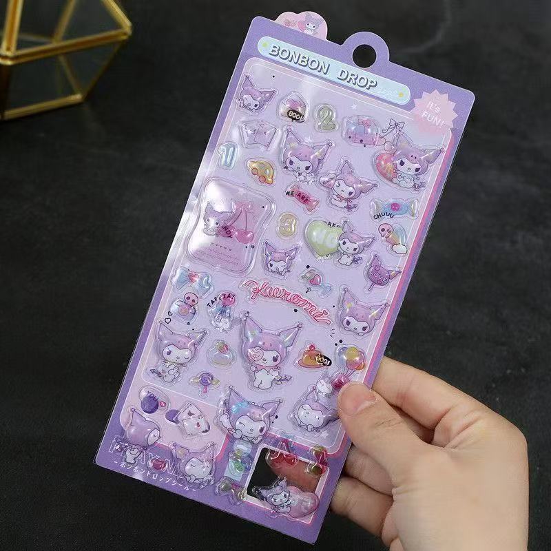3D Cute Puff Stickers