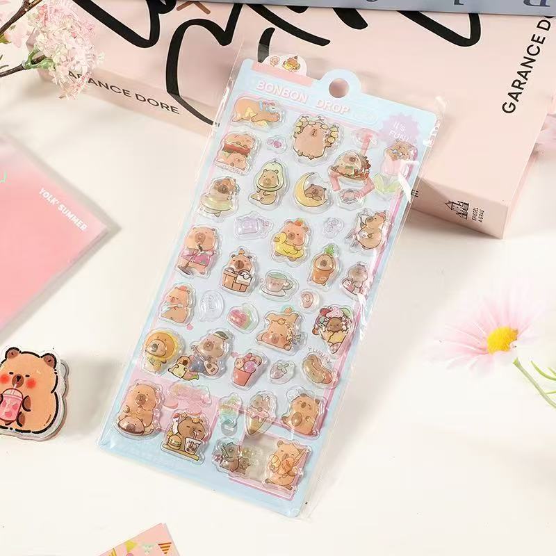 3D Cute Puff Stickers