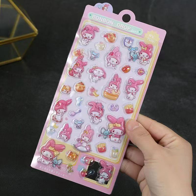 3D Cute Puff Stickers