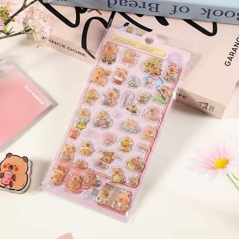 3D Cute Puff Stickers