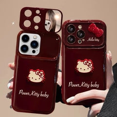 Hello Kitty Cute Cherry Mirror Case