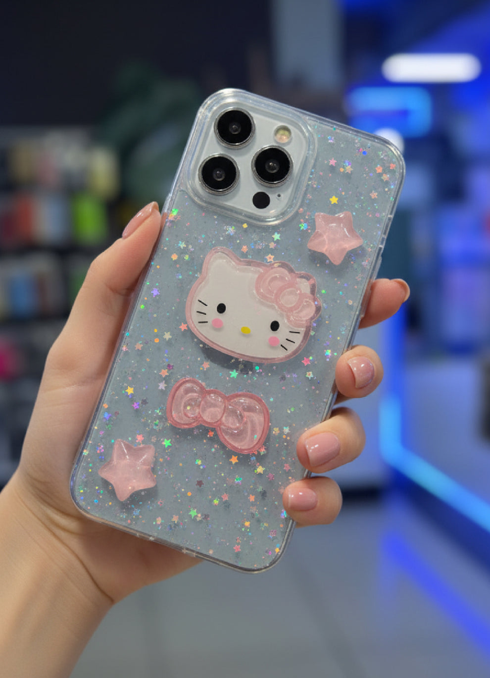 Hello Kitty Glitter Shimmer Case