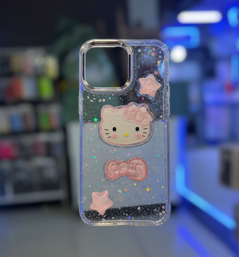 Hello Kitty Glitter Shimmer Case